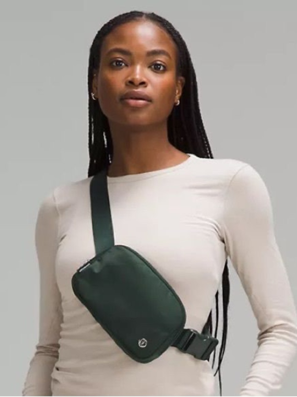 Lululemon green crossbody bag